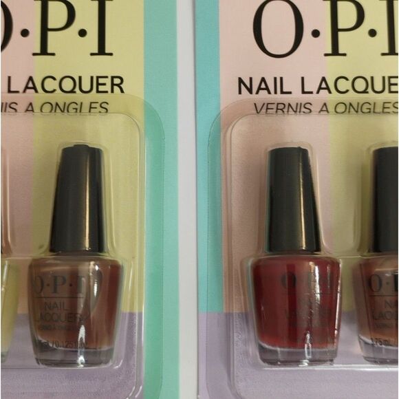 OPI Mini Nail Polish Set of Two Brand New 4 Nail Envy Nail Strengthener - Picture 3 of 12